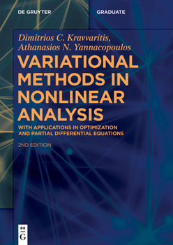 Paperback Variational Methods in Nonlinear Analysis: Optimization and Partial Differential Equations Applications Book