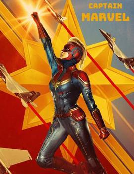 Paperback Captain Marvel: Blank Lined Superhero Gift Journal for Comics & Adventure Fans Book