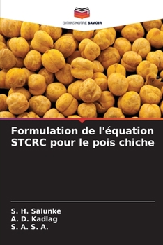 Paperback Formulation de l'équation STCRC pour le pois chiche [French] Book