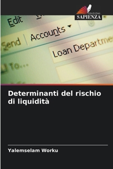 Paperback Determinanti del rischio di liquidità [Italian] Book