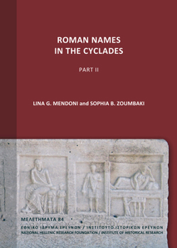 Paperback Roman Names in the Cyclades. Part II Book