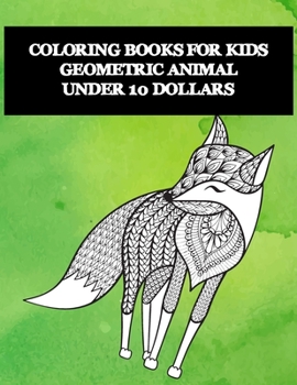 Paperback Geometric Animal Coloring Books for Kids - Under 10 Dollars - Elephants Book