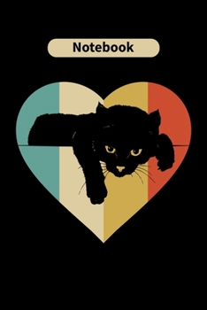 Notebook: Cat Lover Gift Diary | Blank Date & Blank Lined Notebook Journal | 6x9 Inch 120 Pages White Paper