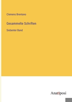 Paperback Gesammelte Schriften: Siebenter Band [German] Book