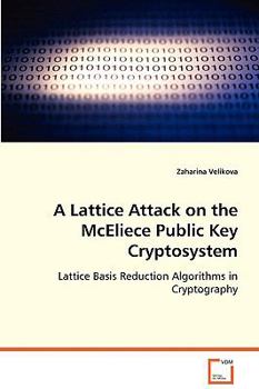 Paperback A Lattice Attack on the McEliece Public Key Cryptosystem Book