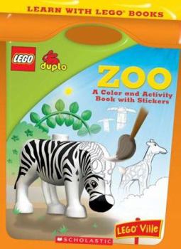 Paperback Learn With Lego: At The Zoo Book