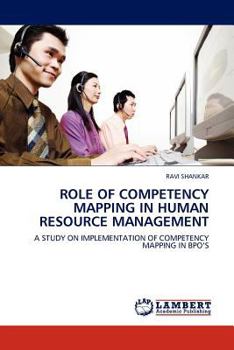 Paperback Role of Competency Mapping in Human Resource Management Book