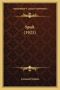 Paperback Spuk (1921) [German] Book