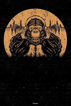 Minimal Planner: Gorilla Minimal Music Calendar 2020 - 6 x 9 inch 120 pages gift