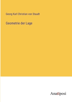 Paperback Geometrie der Lage [German] Book