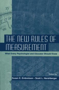 Hardcover The New Rules of Measurement: What Every Psychologist and Educator Should Know Book