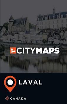 Paperback City Maps Laval Canada Book