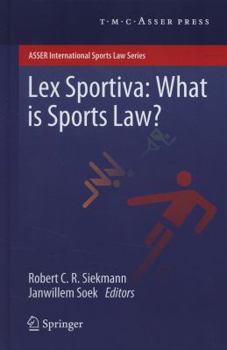 Hardcover Lex Sportiva: What Is Sports Law? Book