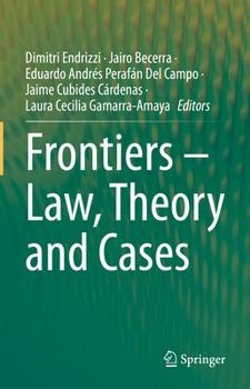 Hardcover Frontiers - Law, Theory and Cases Book