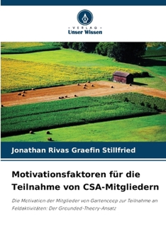 Paperback Motivationsfaktoren für die Teilnahme von CSA-Mitgliedern [German] Book