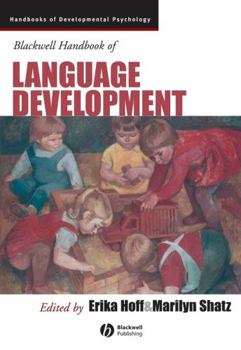 Hardcover Blackwell Handbook of Language Development Book