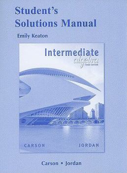 Paperback Intermediate Algebra: Student's Solutions Manual Book