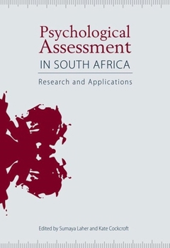 Paperback Psychological Assessment in South Africa: Research and Applications Book