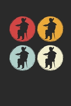 Paperback Cello Retro: Cellos Notebook, Graph Paper (6" x 9" - 120 pages) Musical Instruments Themed Notebook for Daily Journal, Diary, and G Book