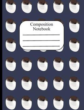 Paperback Composition Notebook: River Otter Polka Dot Wide Ruled Composition Book - 120 Pages - 60 Sheets Book