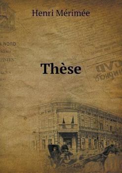 Paperback Th?se [French] Book