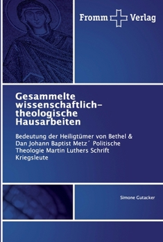 Paperback Gesammelte wissenschaftlich-theologische Hausarbeiten [German] Book