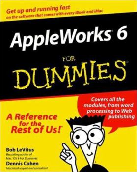 Paperback AppleWorks 6 for Dummies Book