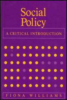 Paperback Social Policy: A Critical Introduction Book