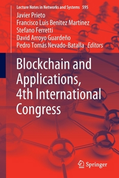 Paperback Blockchain and Applications, 4th International Congress Book