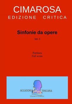 Paperback Cimarosa: Sinfonie da opere (Vol. 3): Partitura (Full Score) [Italian] Book