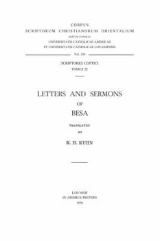 Paperback Letters and Sermons of Besa: V. Book