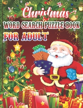 Christmas Word Search Puzzle book For Adult: Word Search Puzzle book