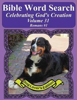 Paperback Bible Word Search Celebrating God's Creation Volume 31: Romans #1 Extra Large Print Book