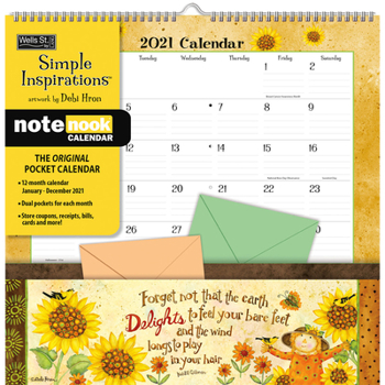 Calendar Simple Inspirations(tm) 2021 Note Nook(tm) Book