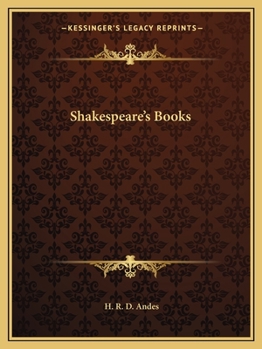 Paperback Shakespeare's Books Book