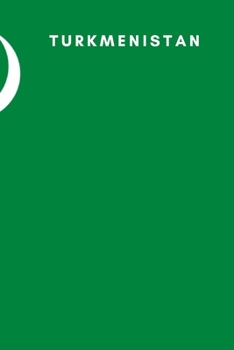 Paperback Turkmenistan: Country Flag A5 Notebook to write in with 120 pages Book