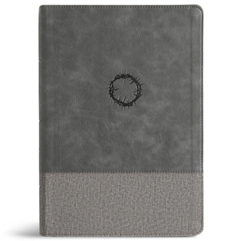 Imitation Leather CSB Super Giant Print Reference Bible, Optimal Type, Digital Study Edition, Charcoal Leathertouch, Indexed [Large Print] Book