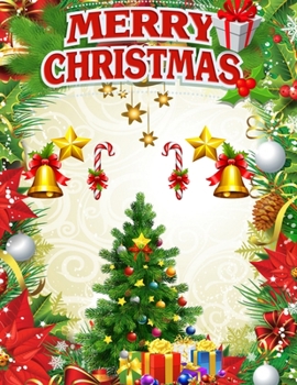 Merry Christmas: An Adult Coloring Book with Fun, Easy, and Relaxing Designs