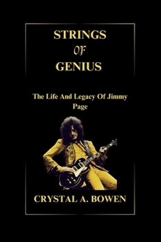 Paperback Strings Of Genius: The Life And Legacy Of Jimmy Page [Large Print] Book