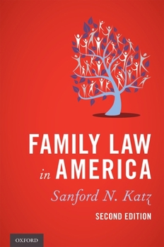 Hardcover Family Law in America Book