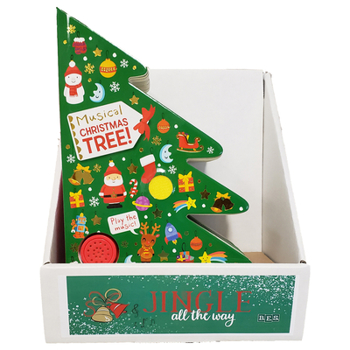Paperback Musical Christmas Tree Packed Display Book