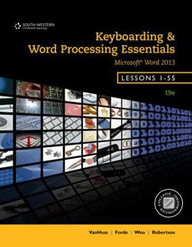 Spiral-bound Keyboarding and Word Processing Essentials, Lessons 1-55, Spiral Bound Version Book