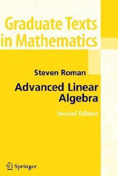 Paperback Advanced Linear Algebra Book