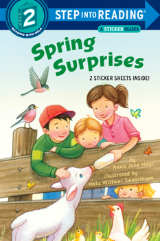 Paperback Spring Surprises [With Sticker(s)] Book