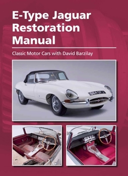 Hardcover E-Type Jaguar Restoration Manual Book