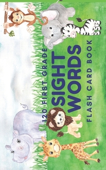 Paperback 120 First Grade Sight Word: Flash Card Book