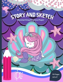 Paperback Story And Sketch Handwriting Practice Paper Book