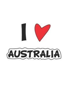 Paperback Australia: Notizbuch, Notizheft, Notizblock - Geschenk-Idee f?r Australien Fans - A5 - 120 Seiten Book