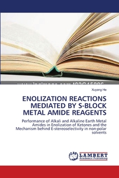 Paperback Enolization Reactions Mediated by S-Block Metal Amide Reagents Book