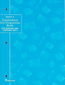 Paperback Standardized Test Preparation Book for Reading and Language Arts, Grade 4 Book